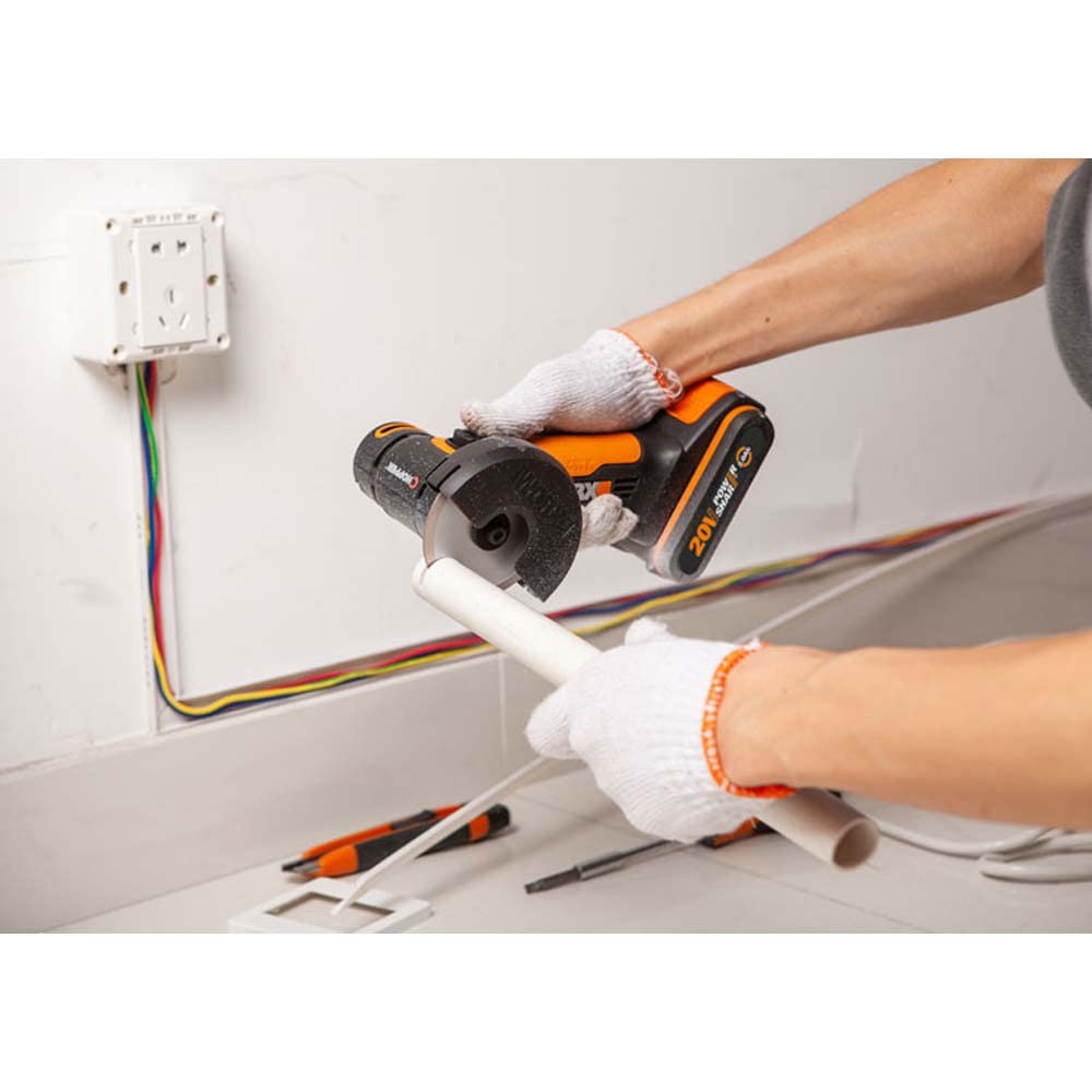 WORX WX801 mini smerigliatrice 20V con batteria 2.0Ah