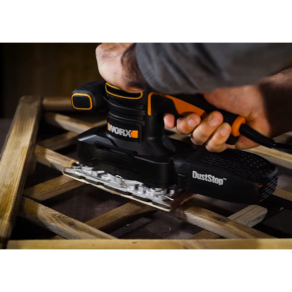 WORX WX641 Levigatrice Orbitale 250W con Fissaggio Rapido