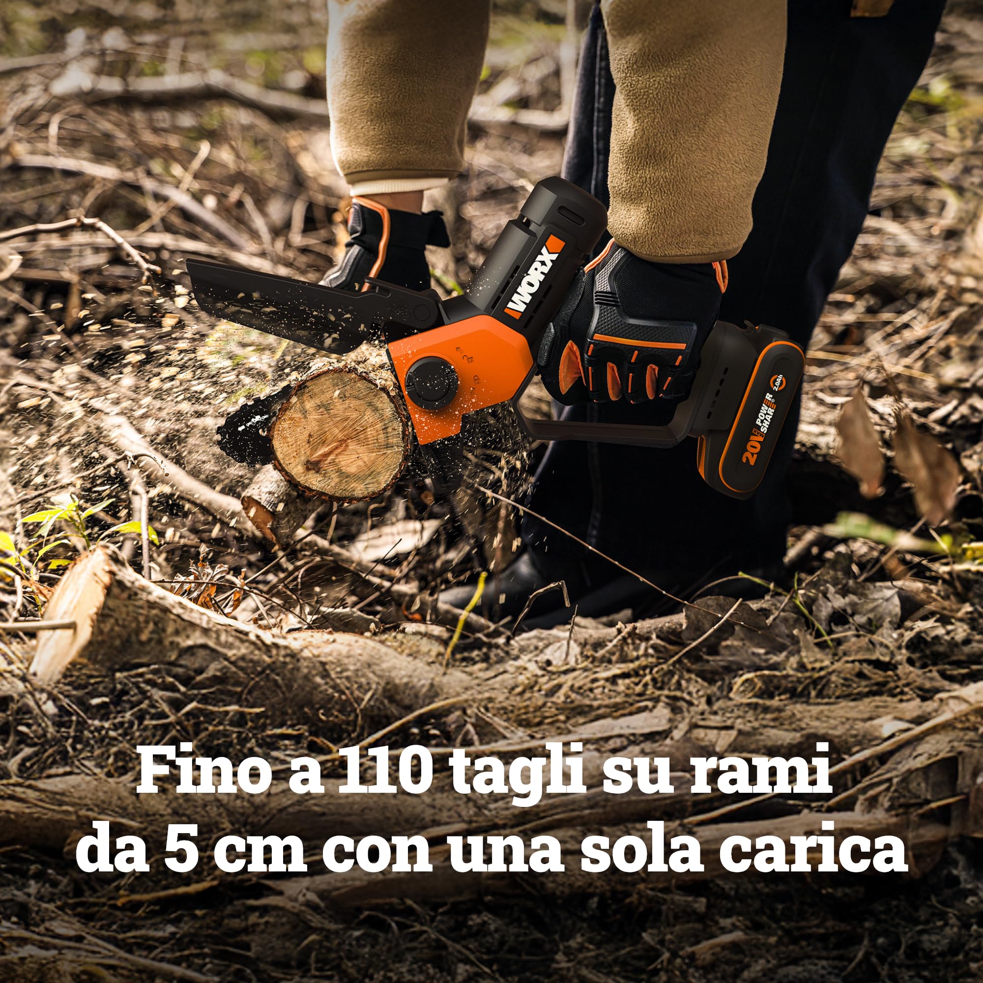 WORX WG326E.9 potatore a batteria 20V solo corpo