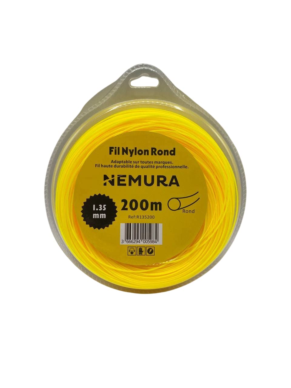 Nemura filo decespugliatore quadrato 3,0 mm 60 m