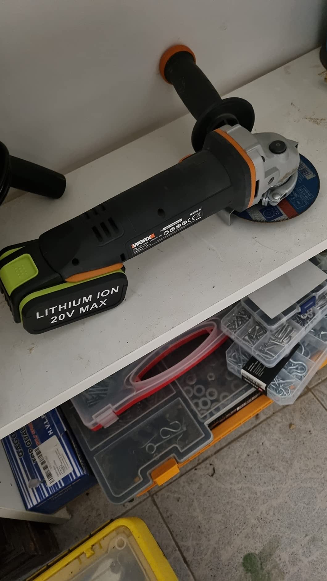 Worx WX800.9 smerigliatrice angolare 20V solo corpo
