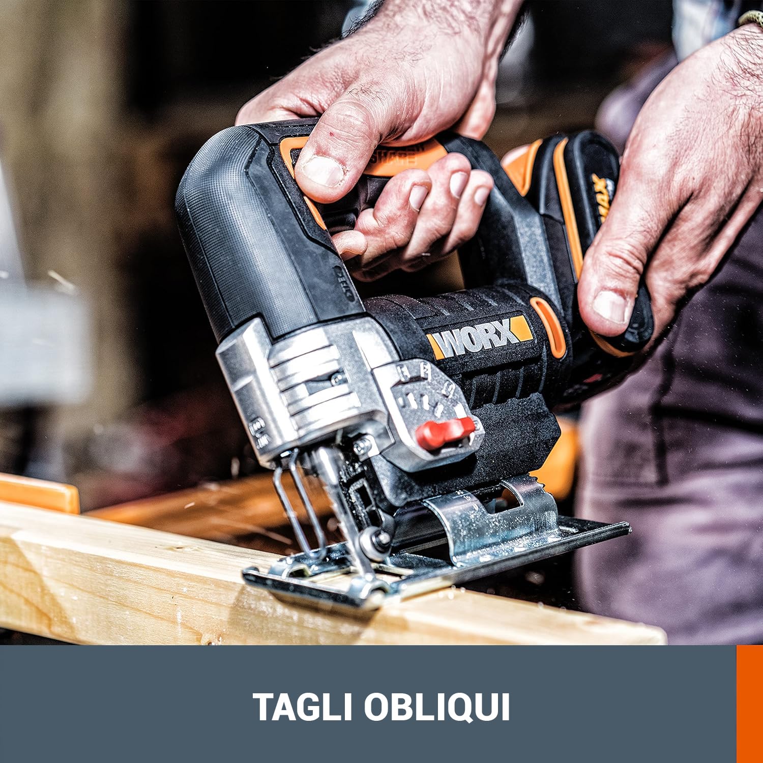 Worx WX543.9 seghetto alternativo 20V solo corpo pendolare