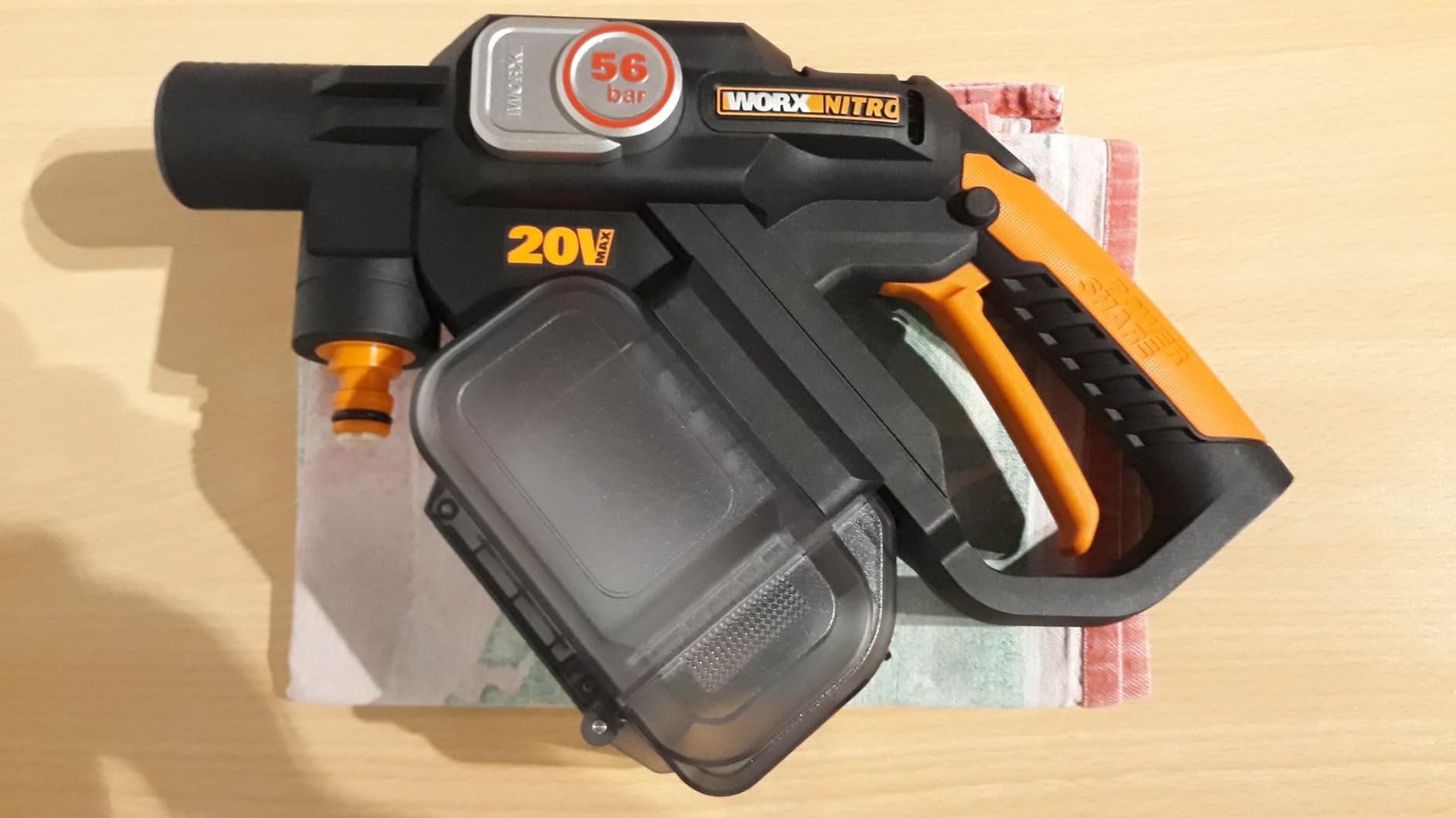 WORX Hydroshot WG633E.1 idropulitrice batteria 20V 4Ah